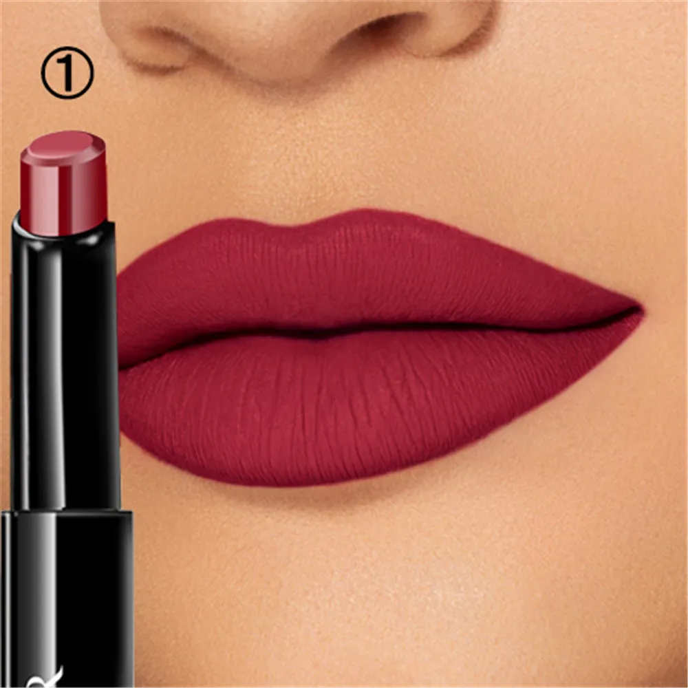 

Sexy Lipstick Moisturizing Matte Lipstick Natural Red Lips Long-Lasting Lipstick Lip Makeup Non-Stick Cup Lip Gloss Cosmetics