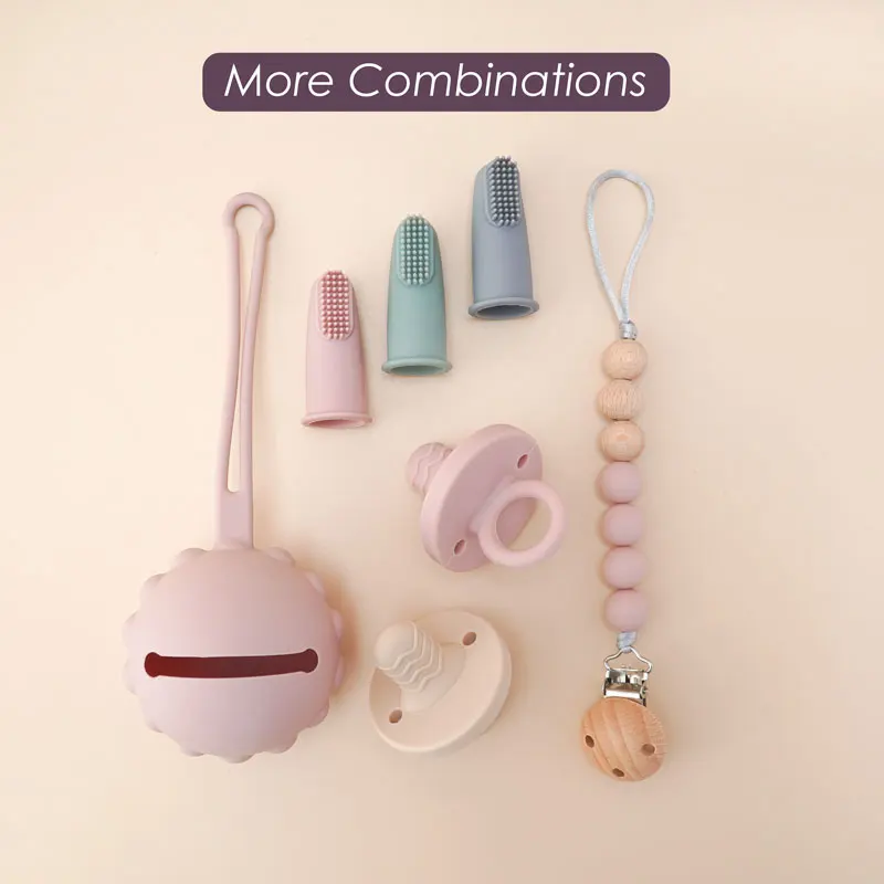 

Baby Teether Children's Products Finger Food Grade Silicone Toothbrush Toys Toothbrush Head For Babies New Born Baby Items Gift