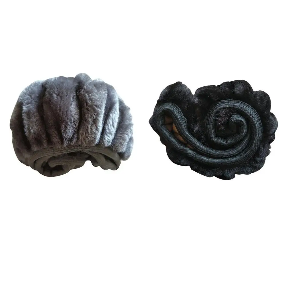 

Short Plush Super Soft Sleeve Telescopic Stretch Plush Steering Wheel Cover
