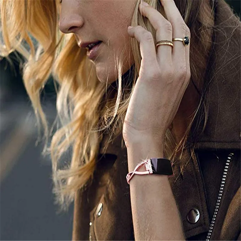 Женский ремешок на запястье для Fitbit Inspire HR сменный Браслет из нержавеющей стали