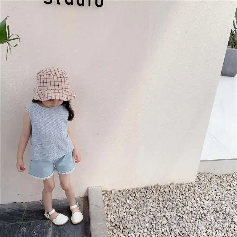 Детская одежда для девочек 2020 летнее новое платье в Корейском стиле Летние