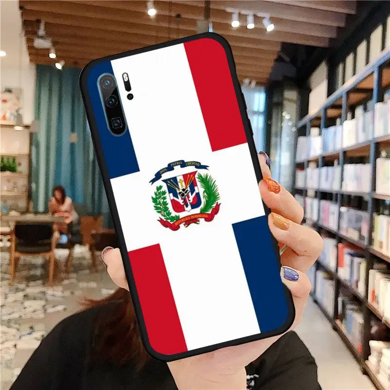 

Dominican Republic Flag Phone Case For Huawei honor Mate P 9 10 20 30 40 Pro 10i 7 8 a x Lite nova 5t