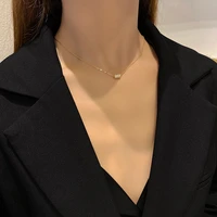 korean niche ins wind pendant necklace cold wind clavicle chain temperament light luxury small waist necklace jewlery