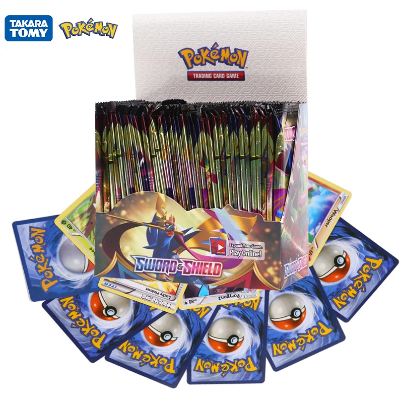 

324Pcs/Box Pokemon Cards TCG:Sword&Shield Sun&Moon Evolutions English Trading Card Game Booster Box Collectible Kid Toys Gift