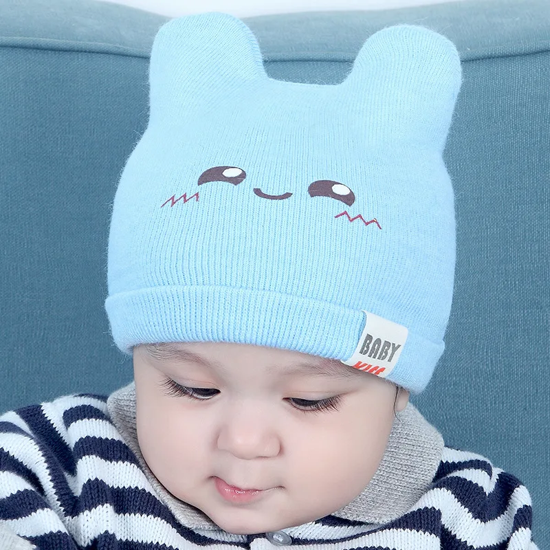 Mother Kids Baby Clothing Accessories Hats Caps Unisex Printed Cotton Knitted Toddler Infant Boys Girls Beanies | Детская одежда и