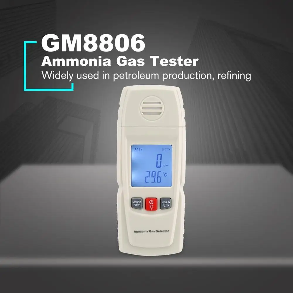 Nh3 измеритель температуры 100ppm детектор аммиачного газа с сигнализацией |