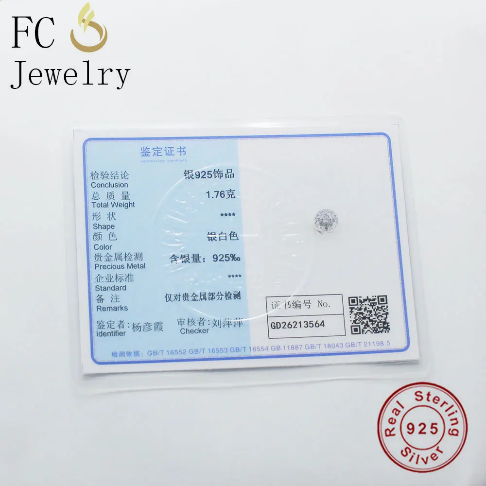 FC Jewelry Fit Original Brand Charms Bracelet 925 Sterling Silver Cartoon Snow White Bird Beads Making Birthday Berloque Gift | Украшения и