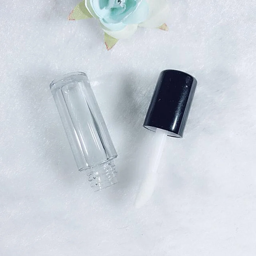 

50pcs 1.5ml Clear Mini Lip Gloss Tube Refillable Empty Lip Balm Lipstick Samples Containers