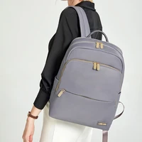 13 14 inch business laptop backpack for women nylon slim water resistant bagpack anti theft pocket casual travel rucksack bag