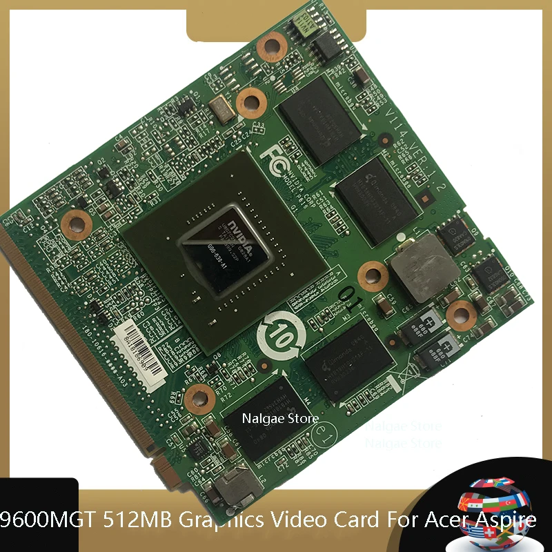 Для Acer Aspire 6930 5530G 7730G 5930G 5720G ноутбук графическая видеокарта nVidia GeForce 9600 м GT GDDR3 512 Мб