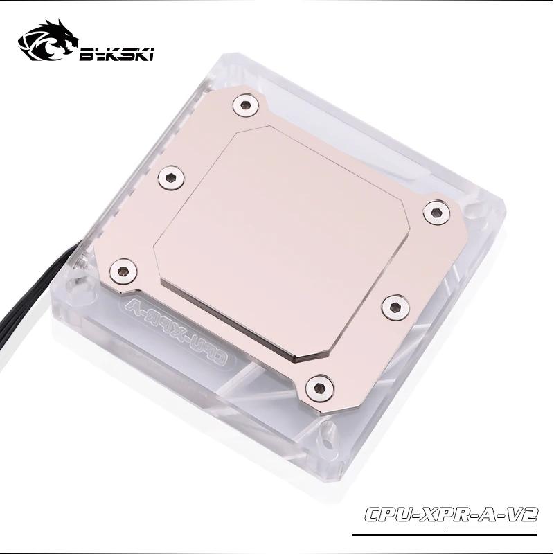 Водяной блок Bykski CPU для INTEL LGA 115X X99 X299/2011/2066 водяное охлаждение rgb процессор