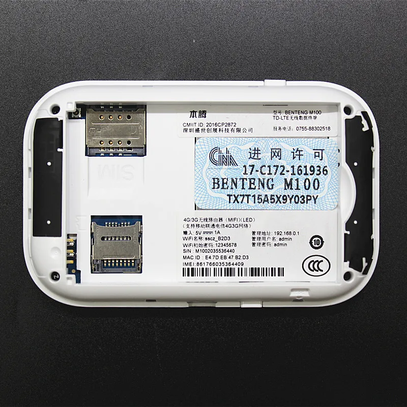 4G Wi-Fi роутер LTE Cat4 150 Мбит/с беспроводной портативный карманный мобильный Точка
