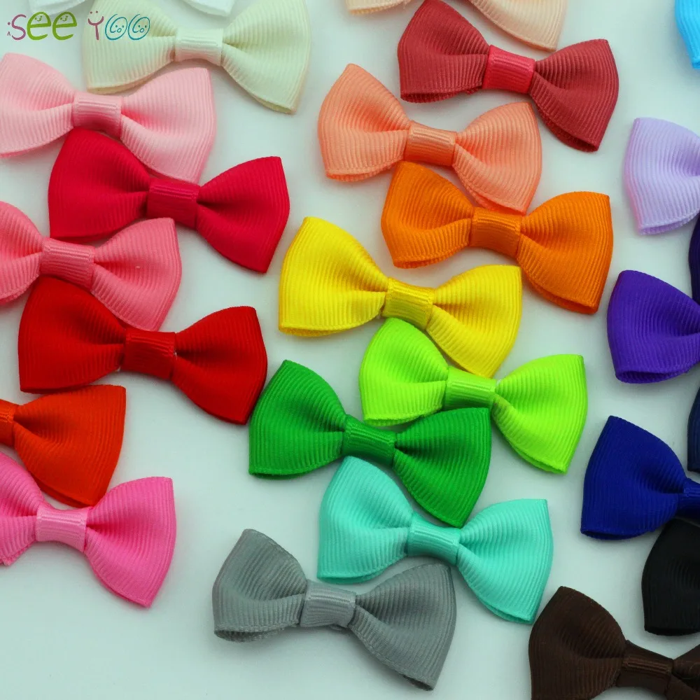 

2" Little Bebe girl hair grosgrain ribbon Bow Boy Boutique hairpins girl hair accessories Kids Ribbon bows Hair clips 12Pc