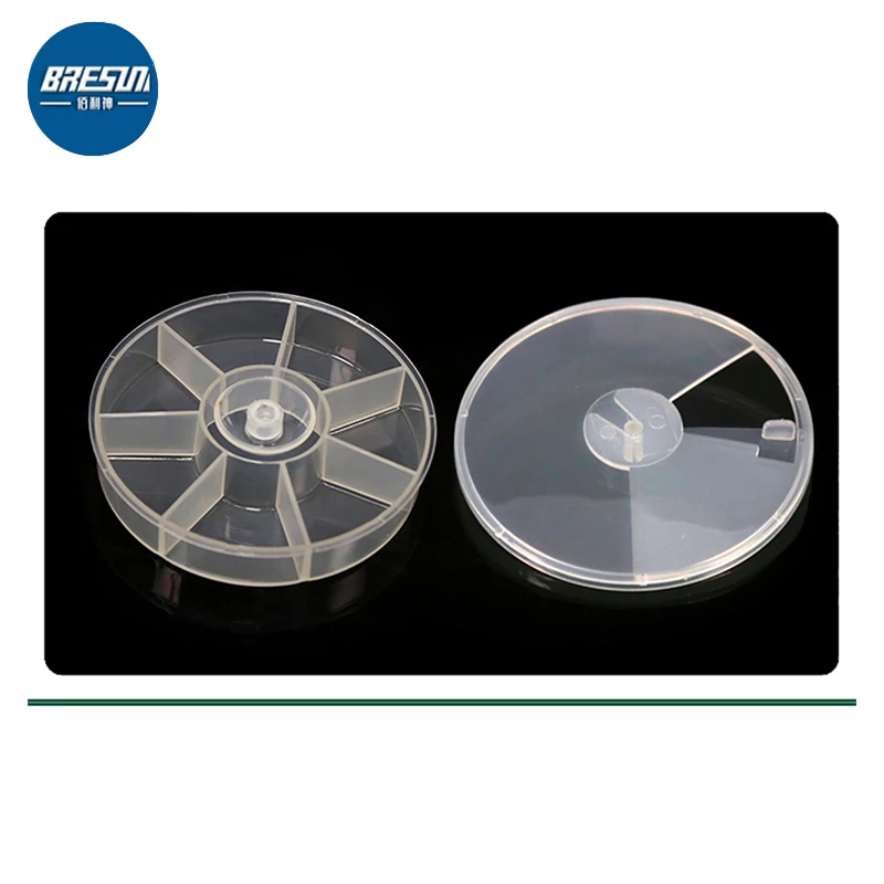 best bst r580 electronic small round box storage mobile phone repair tool plastic parts box screw storage box free global shipping