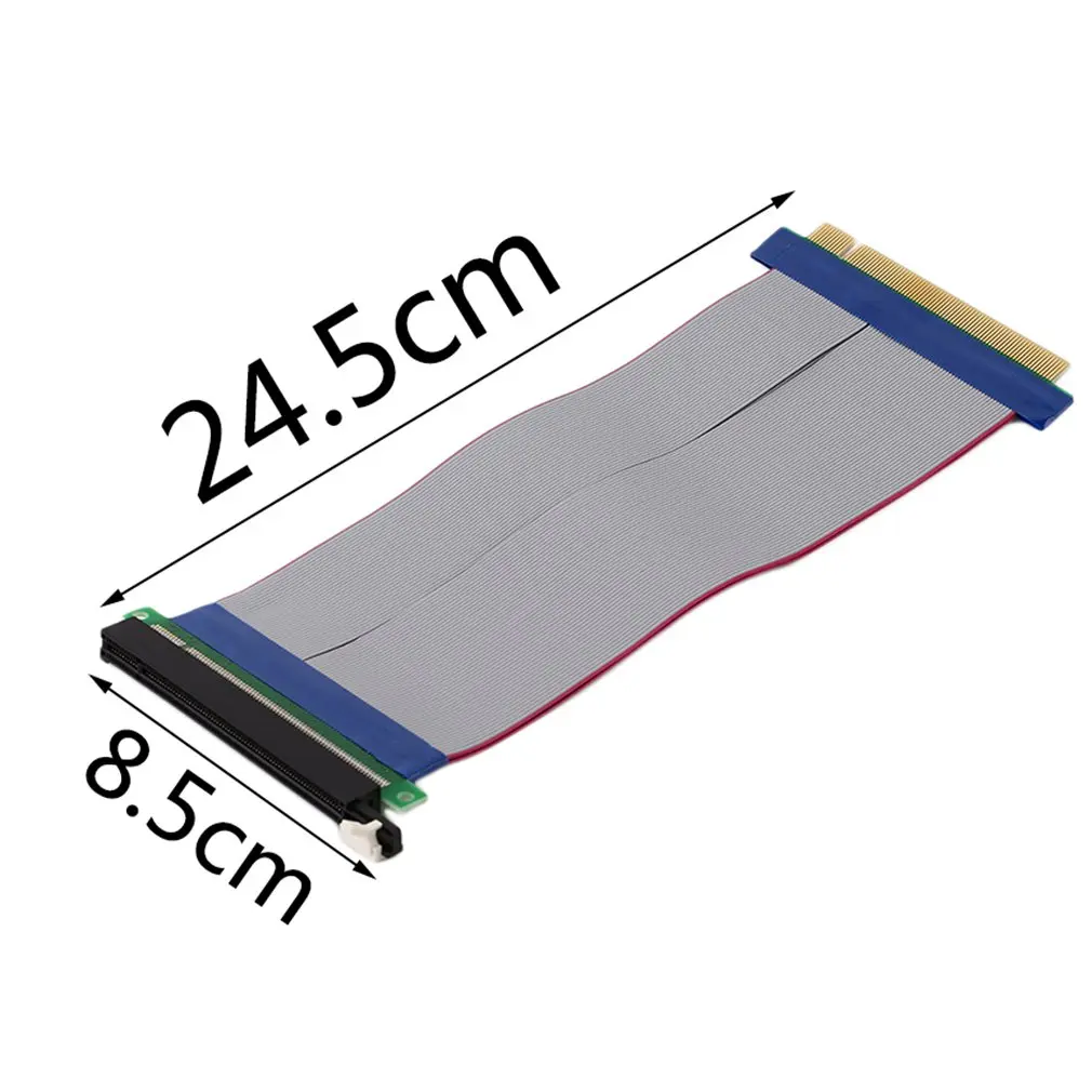 Профессиональный адаптер PCI Express E 16X Riser Card ленточный кабельный удлинитель