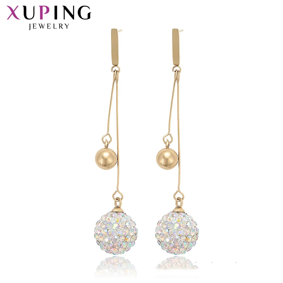 Серьги Xuping для женщин модные ювелирные изделия из нержавеющей стали подарок на