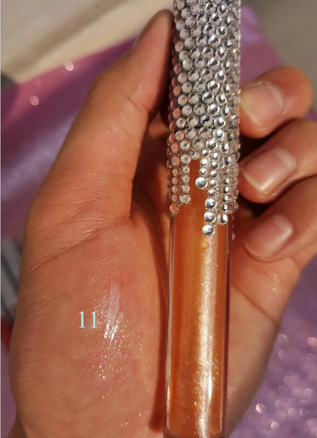11 lipgloss Жидкие губные помады, 5 цветов, бриллиантовый блеск, матовый Алмазный Блеск для губ, губная помада, водостойкая, стойкая, увлажняющая, без логотипа - Цвет: 11 lipgloss