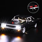 Набор со светодиодсветильник кой для коллекционных строительных игрушек Dom's Dodge Charger 42111 года (без блоков в комплекте)