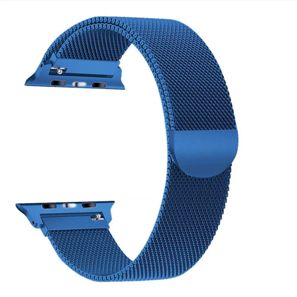 Миланская петля ремешок для apple watch series 5 4 band correa apple watch 44 мм 40 мм 42 мм 38 мм iwatch 5 4 3 2 1 ремень из нержавеющей стали