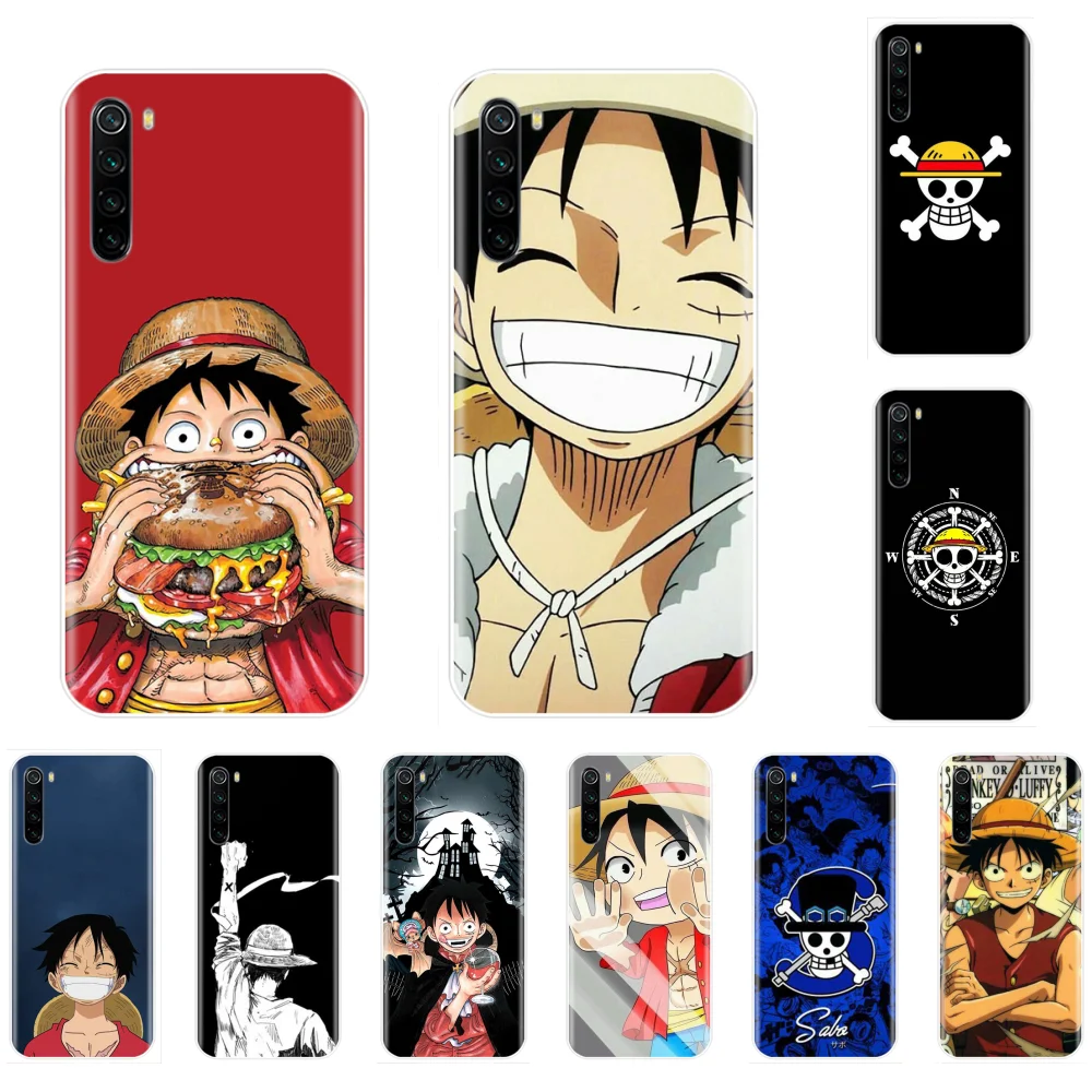 One Piece Logo Luffy Новое поступление черный чехол для мобильного телефона Xiaomi Redmi 4x5 plus 6A