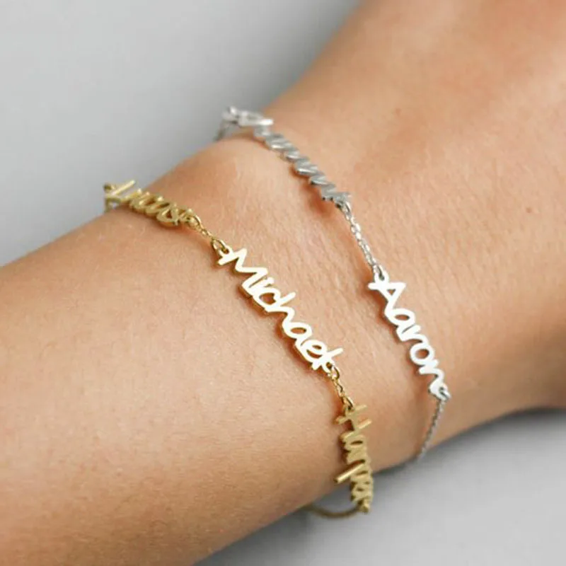 Персонализированные Бесконечность ювелирные изделия браслет для I Love Mama папы и