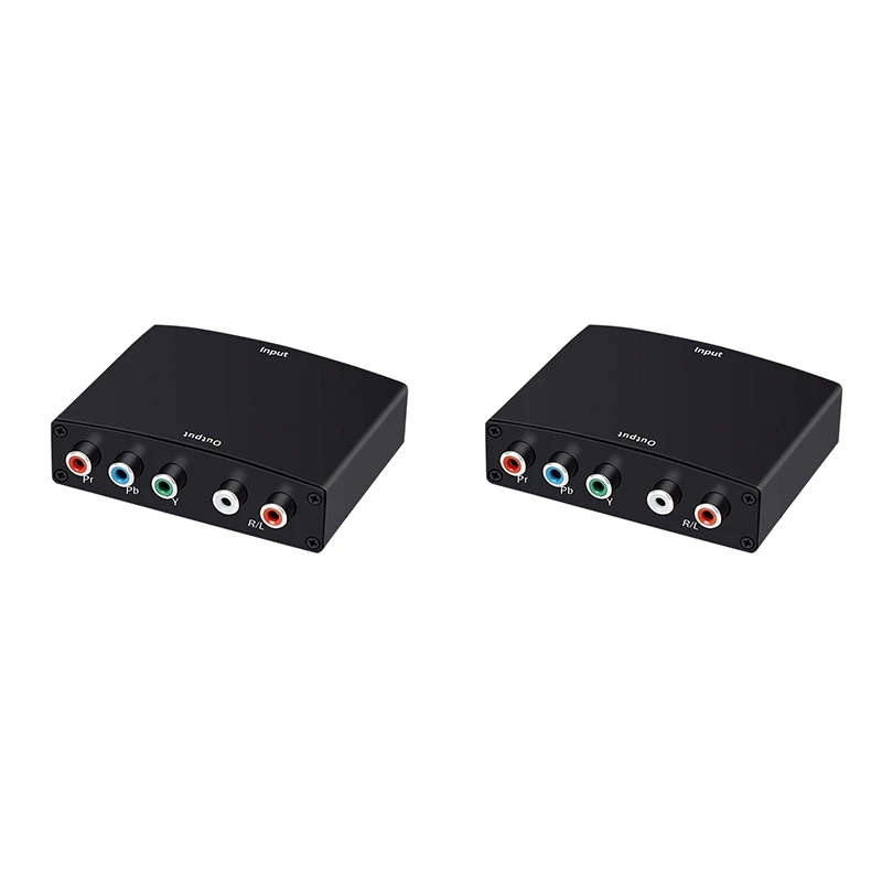 HDMI к 1080P YPbPr 5RCA RGB + R/L конвертер для PS3 HDTV проектору| |