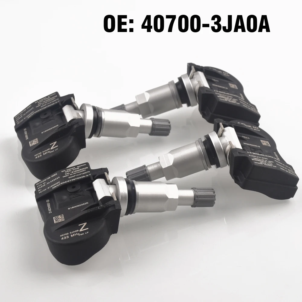 Датчик контроля давления в шинах TPMS 407003JA0A 407003JA0B для Nissan maxima altima murano 4 шт. |