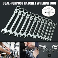 activities ratchet tools torque gears flexible wrenches bike spanner tool dual purpose wrench slc88