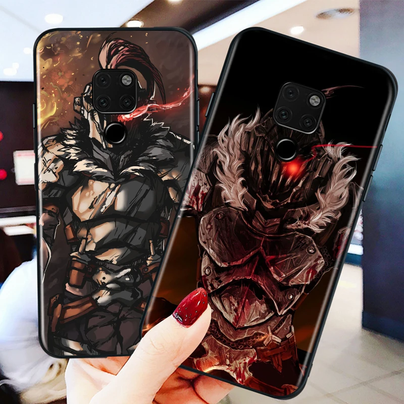 

Anime Goblin Slayer for huawei Mate 10 20 30 40 Lite Pro X Lite RS Plus TPU Black Phone Case