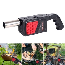 Handheld Electric BBQ Fan Air Blower for Barbecue Fire Bellows Outdoor Camping Picnic Grill Cooking Tool Without Battery