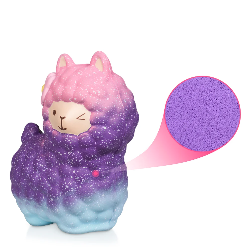 

Kawaii Sheep Squishy Simulation Soft Slow Rising Squeeze Toys Cream Scented Stress Relief Fun Toys for Kids Gift