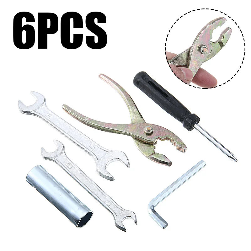 6pcs/set Motorcycle Scooter Nos Spark Plug Wrench Socket Tool Kit For Honda C100 CM91 CBR 400 NC23 VFR750 Parts