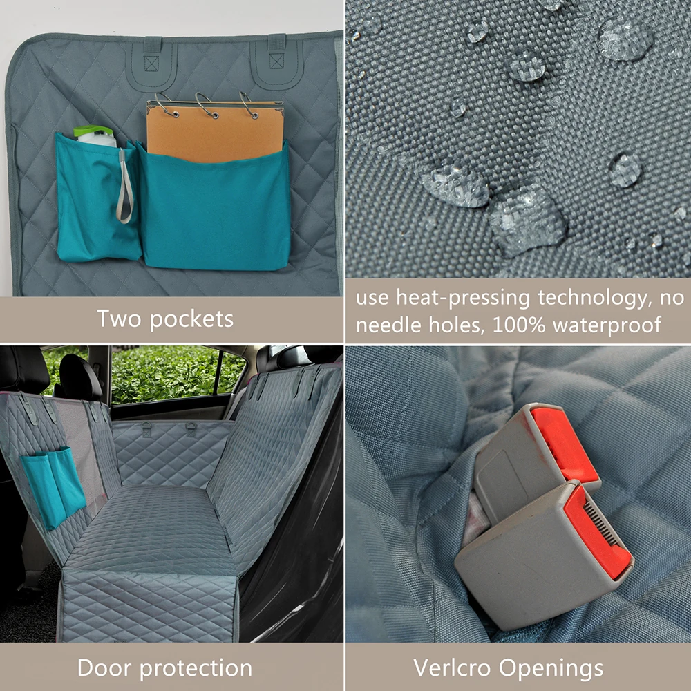 comprar Para O Cão Capa De Assento Do Carro Pequeno Grande Esteira Viagem Malha Portador Do Cão Protetor Almofada Do Carro Bolso à Prova Dwaterproof água Pet Cão Gato Protetor