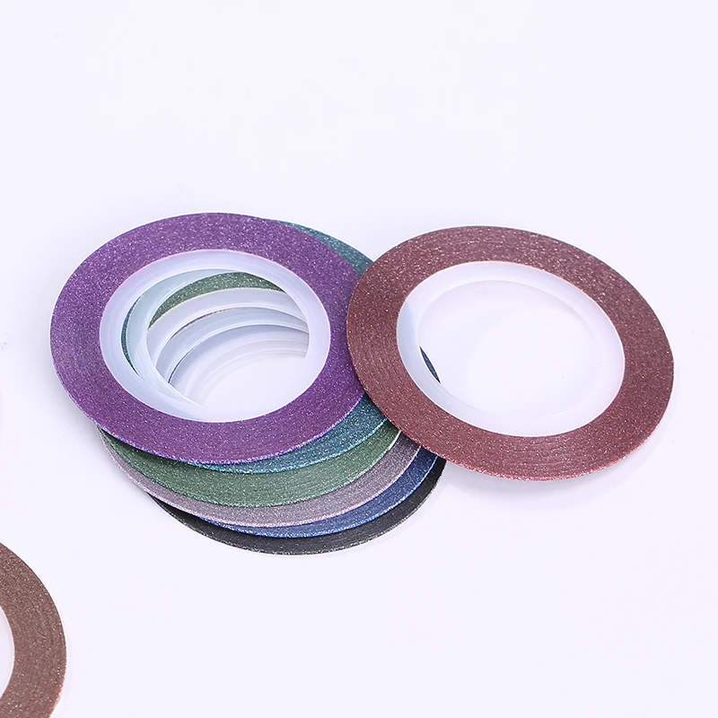 11 в рулонах для украшения ногтей Блестящий золотистый Серебристый Красный