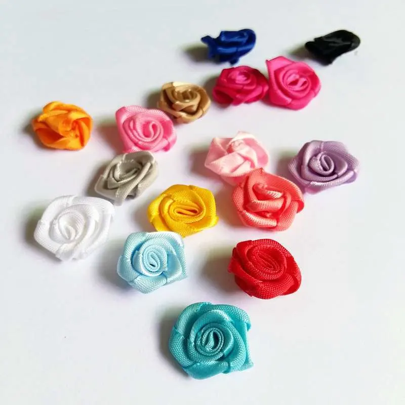 50 шт. 20 мм ручной работы прекрасный атласная мини лента рулон ткани &quotсделай