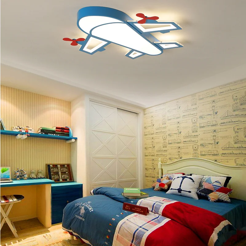 

Children's lamp room boy new bedroom lamp creative aircraft ceiling lamp room princess room cartoon girl ceiling lamp