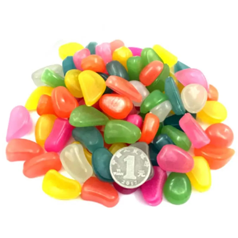 Садовые камни светящиеся в темноте 25/50 шт