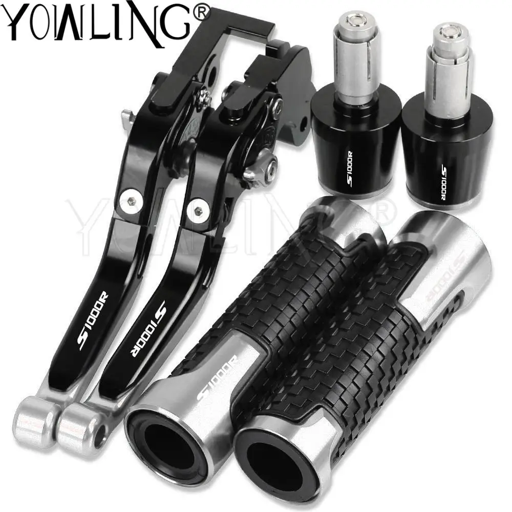 

Motorcycle CNC Aluminum Adjustable Brake Clutch Levers For BMW S 1000 R S1000 R S1000R wandw/oCC 2014 Handlebar Hand Grips Ends