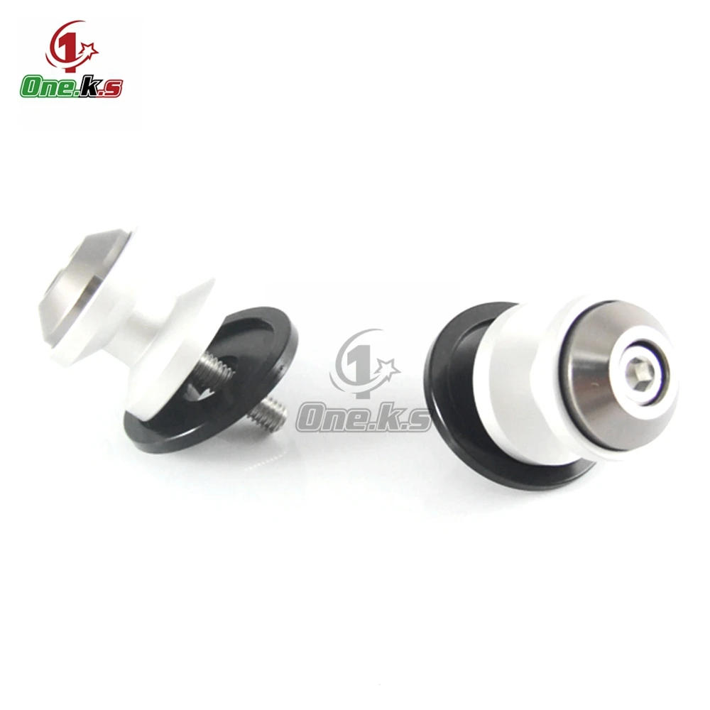 

6MM Motorcycle accessories CNC Swingarm Spools slider stand screws For Triumph Daytona 675 2006-2010 Street Triple 675 2007-2012
