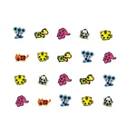 Симпатичные детские наклейки для измерения температуры, безопасный уход за ребенком при температуре лба и тела, легко носить с собой