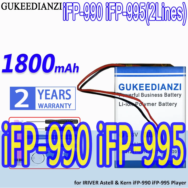 ΠΡΡΠΎΠΊΠ°Ρ Π΅ΠΌΠΊΠΎΡΡΡ Π°ΠΊΠΊΡΠΌΡΠ»ΡΡΠΎΡ GUKEEDIANZI iFP-990 iFP-995 (2 Π»ΠΈΠ½ΠΈΠΈ) 1800 ΠΌΠΡ Π΄Π»Ρ ΠΏΠ»Π΅Π΅ΡΠ° IRIVER Astell & Kern iFP-990 iFP-995 ΠΡΡΠΎΠΊΠ°Ρ Π΅ΠΌΠΊΠΎΡΡΡ Π°ΠΊΠΊΡΠΌΡΠ»ΡΡΠΎΡ GUKEEDIANZI iFP-990 iFP-995 (2 Π»ΠΈΠ½ΠΈΠΈ) 1800 ΠΌΠΡ Π΄Π»Ρ ΠΏΠ»Π΅Π΅ΡΠ° IRIVER Astell & Kern iFP-990 iFP-995