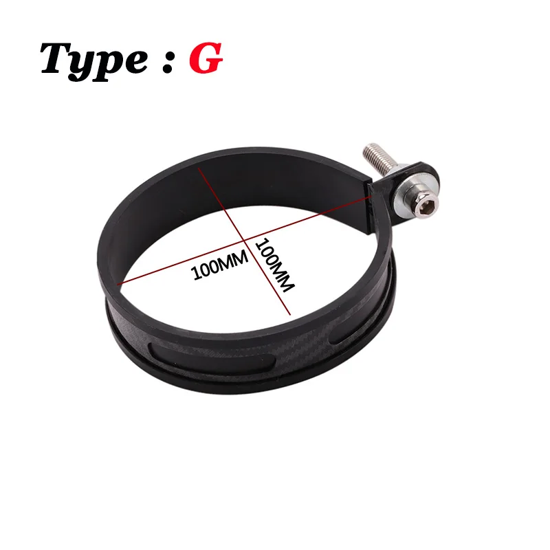 Держатель для глушителя выхлопной трубы мотоцикла из углеродного волокна зажим