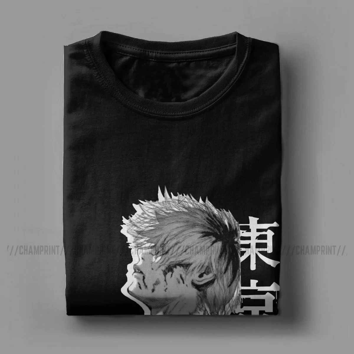 Новинка Kaneki Ken Токийский Гуль белые мужские футболки с круглым вырезом хлопковые