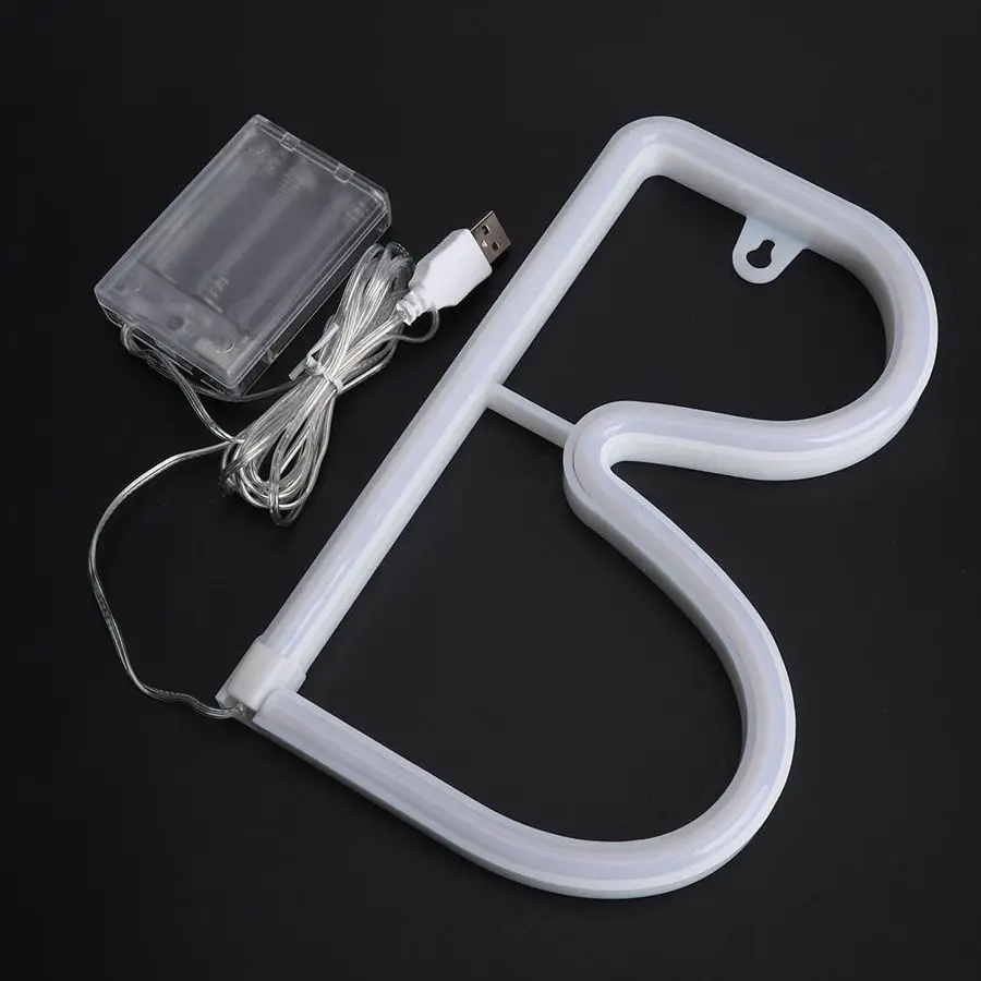 Светильник с буквенным принтом уникальный декоративный светодиодный светильник