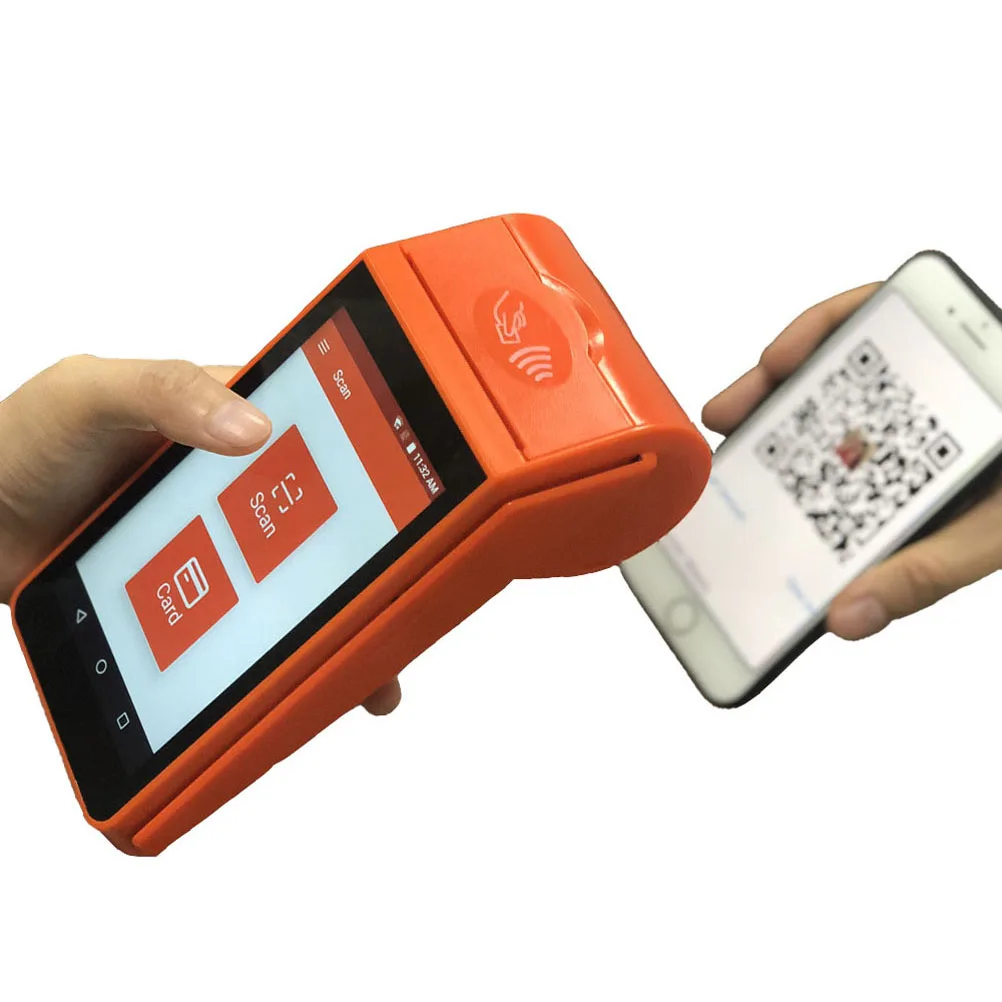 Airtime торговый автомат Android Pos платежный терминал с принтером NFC IC Mag кардридер |