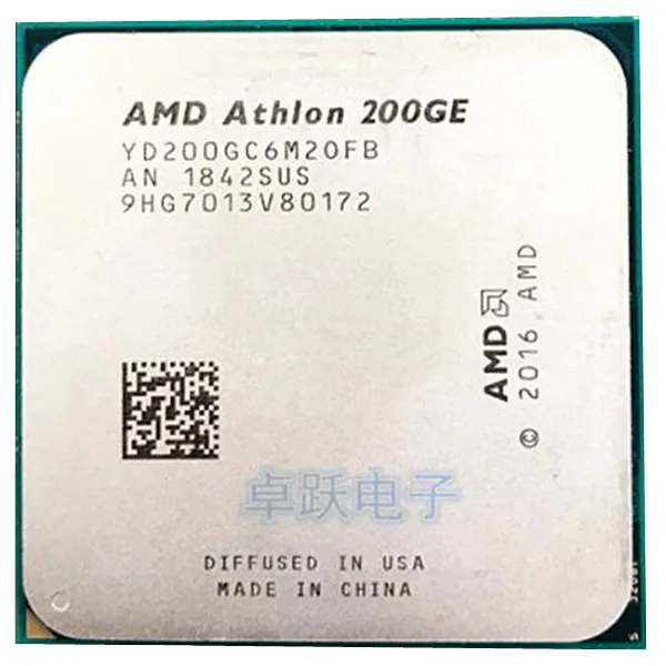 AMD200GE AMD Athlon 200GE поддерживает ASRock AB350 PRO4|Процессоры| |