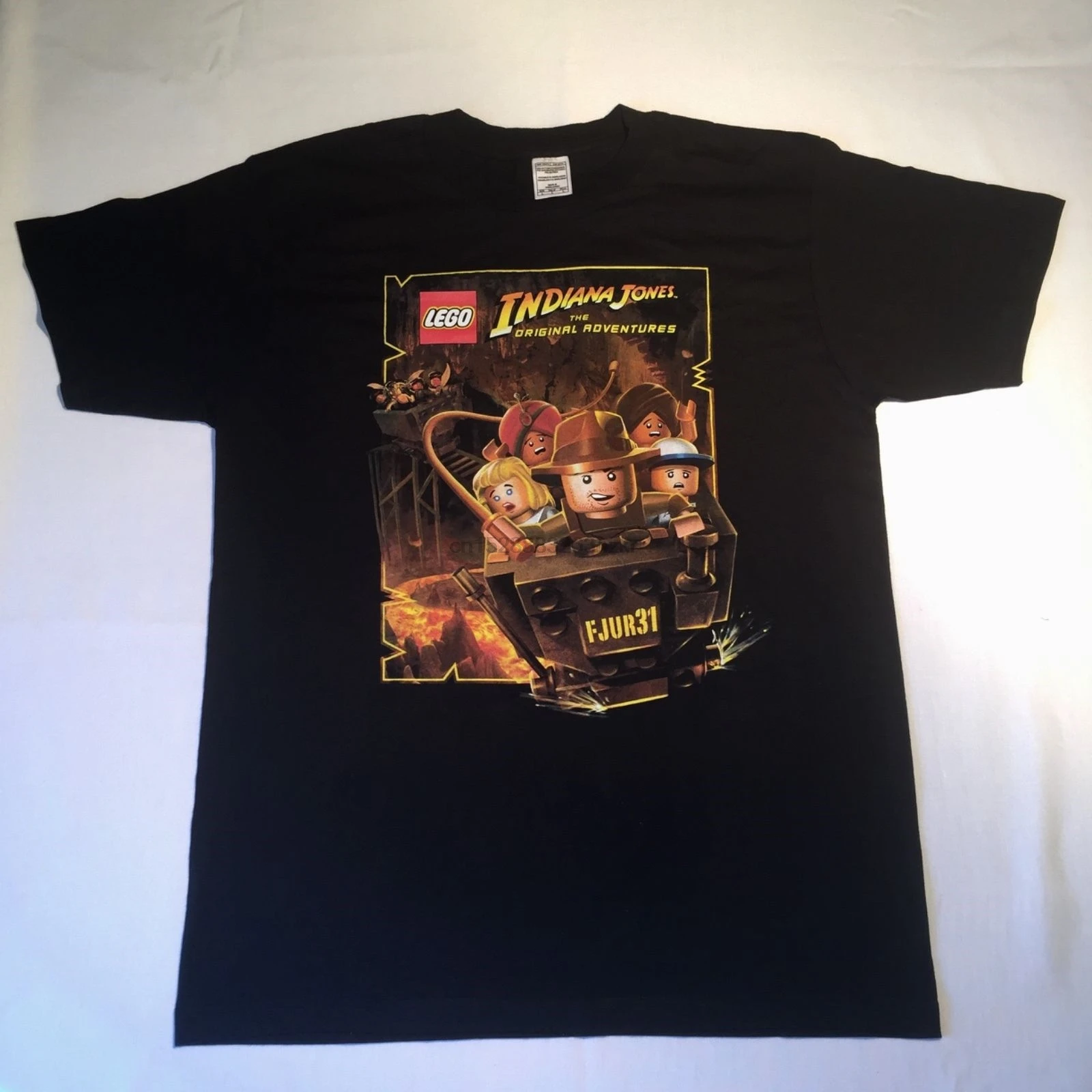 Футболка с принтом лего Индиана Джонс хипстерская брендовая одежда в стиле