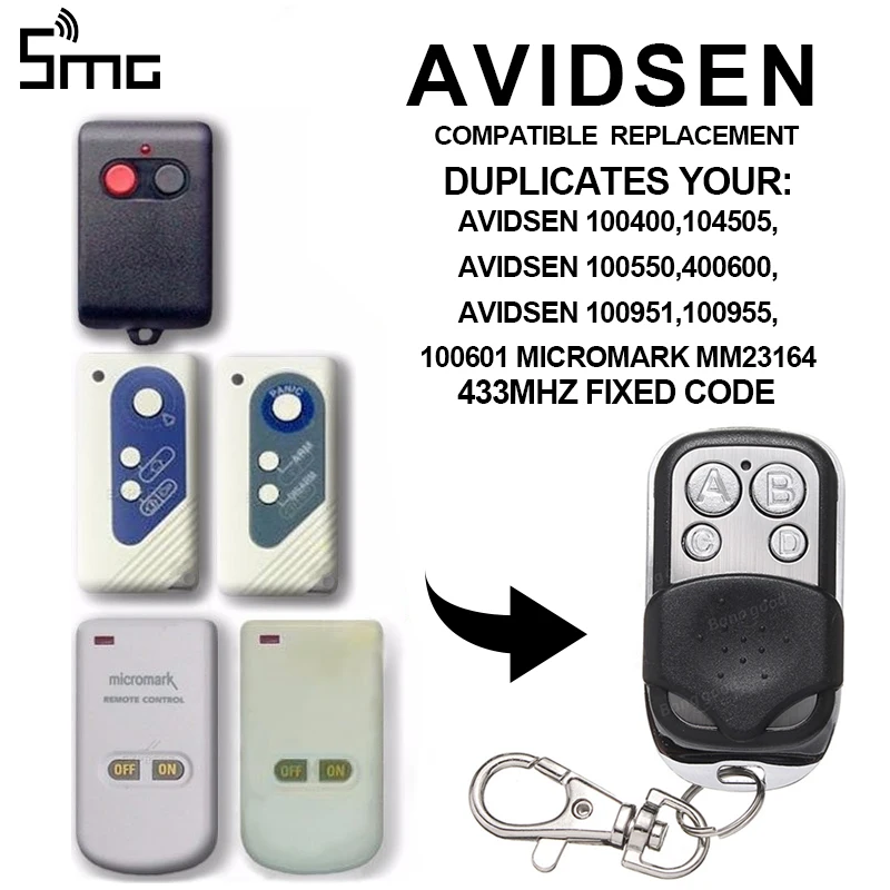 AVIDSEN 104251 104250 старое 104257 114253 дистанционное управление воротами 100400 104505 100500 400600