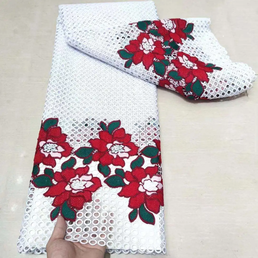 XIUYSAI Африканский гипюровый шнур кружевная ткань модное нигерийское