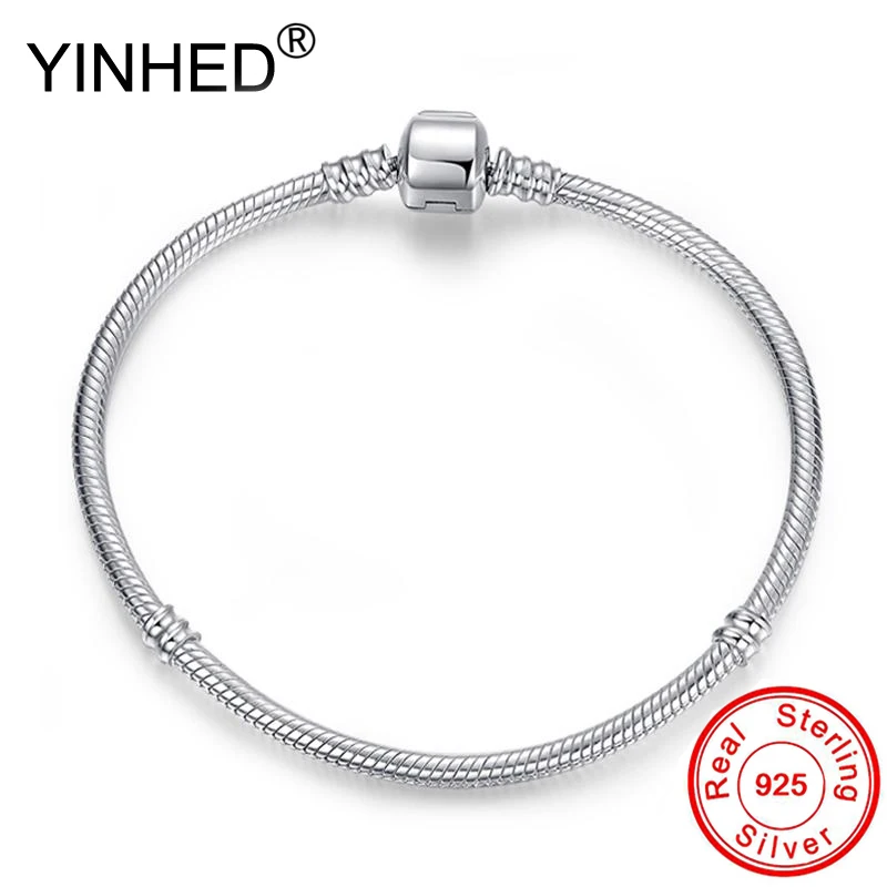 Потеря денег! Оригинальный браслет цепочка YINHED ZB040 из стерлингового серебра 925